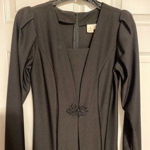 Black long Choral Dress